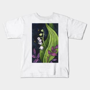 Lily of the valley - full painting Kids T-Shirt